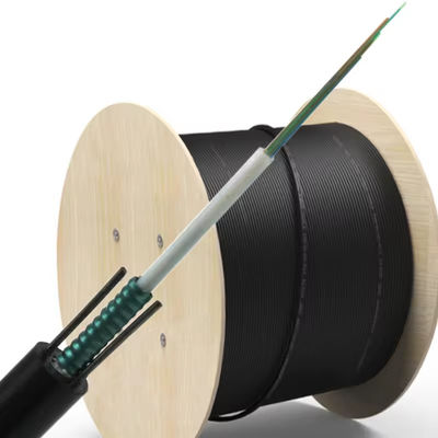 1MM Çelik Kablo Dayanıklılığı 2 4 8 12 24 Çaprağı Dış Fiber Optik Kablo GYXTW