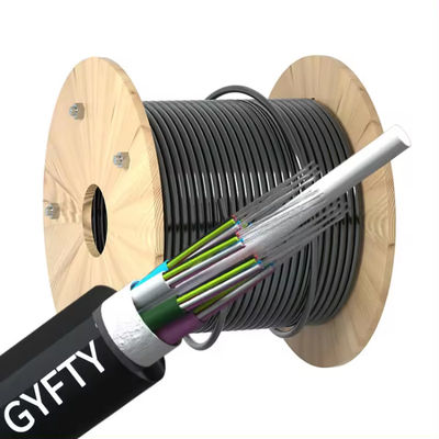 Alışveriş Satışı Dışarı Metal olmayan 96 çekirdekli hava borusu G652D FRP ile GYFTY Fiber Optic Kablo