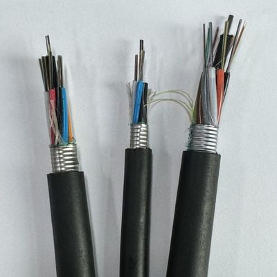 Sıcak Satış 12 Core GYTA GYTS Stranded Loose Tube Armored SingleMode MultiMode Dış Fiber Optic Kablo