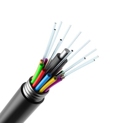 Dış 48 çekirdekli Tek Modlu Hava Kanalı Zırhlı GYTA Fiber Optic Kablo