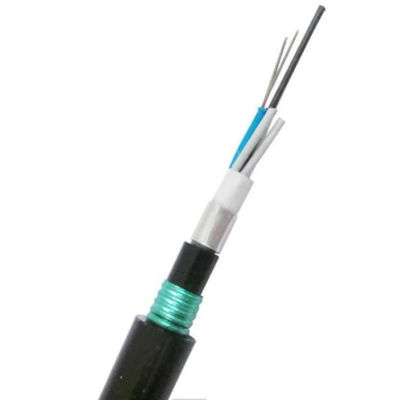 GYTA53 2-144 Doğrudan gömülme kurulum için çekirdek askılı gevşek boru zırhlı çift kablo fiber optik kablo