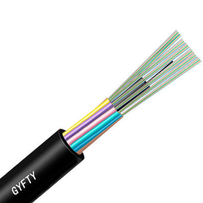 12 24 48 Core GYFTY Zırhlı olmayan kanal fiber optik kablosu