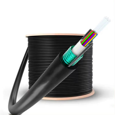 8 çekirdekli GYXTW G657A G652D SM Açık hava fiber optik kablosu iki tel ile 1km fiyat