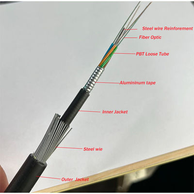 Yeraltı Denizaltı Fiber Optik Kablosu GYTA33 Denizaltı Zırhlı Kaynaklı Gömlek Tüp Fiber Optik Kablosu
