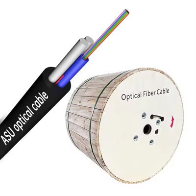 ASU Fiber Optic Kablo Asu Span 80m 100m 200m 4 6 8 Çekirdek 12 Hilos Fiber Kablo G652 Kablo