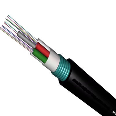 Açık alan 72 96 144 216 288 Çekirdek çelik demir fiber optik kablo kendi kendine desteklenmeyen uçak GYTS GYTA