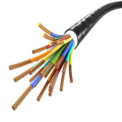 48 Çekirdekli Zırhlı Fotoelektrik Hibrit Fiber Optik Kablo GDTA GDTS 2x2mm Güç Kabloları ile