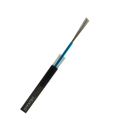 GYFXTBY FRP kablosu 2 4 6 8 12 çekirdekli düz tip açık hava fiber optik kablosu