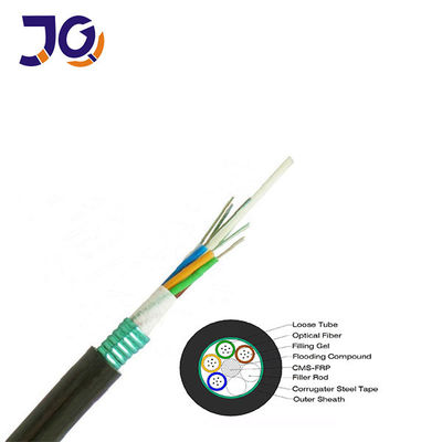 Kemirgenlere karşı fiber optik kablo 48 96 144 Core fiber optic GYTS zırhlı fiber optik kablo