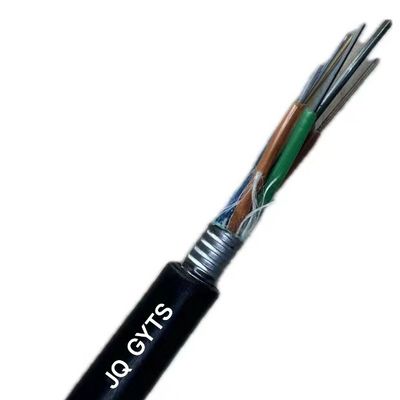 48 çekirdekli GYTS G652D Tek modlu dış mekan zırhlı fiber optik kablosu
