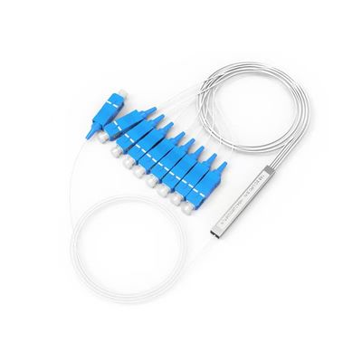 FTTH mini çelik boru çıplak PLC bölücü 1x2 1x4 1x8 1x16 fiber optik bölücü