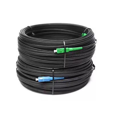 FTTH İç / Dış Fiber Optic Drop Kablo Patch Cord SC/LC/ST-UPC/APC Bağlantıları
