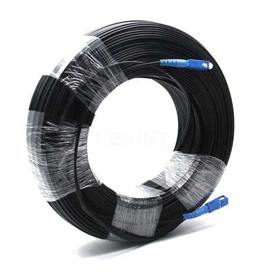 FTTH İç / Dış Fiber Optic Drop Kablo Patch Cord SC/LC/ST-UPC/APC Bağlantıları
