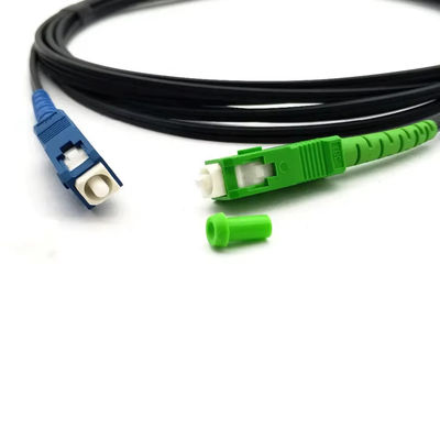 FTTH İç / Dış Fiber Optic Drop Kablo Patch Cord SC/LC/ST-UPC/APC Bağlayıcıları
