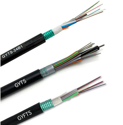 12/24/48/96C Açık Hava Kanalı GYTS GYFTS Fiber Optic Kablo