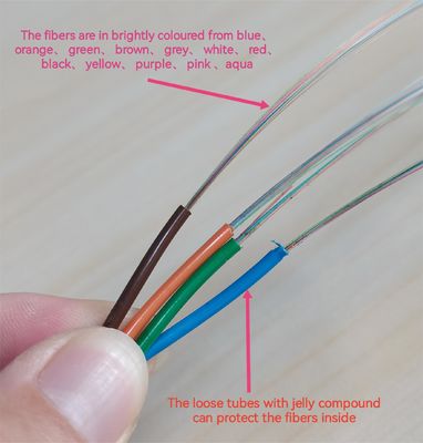 12/24/48/96C Açık Hava Kanalı GYTS GYFTS Fiber Optic Kablo