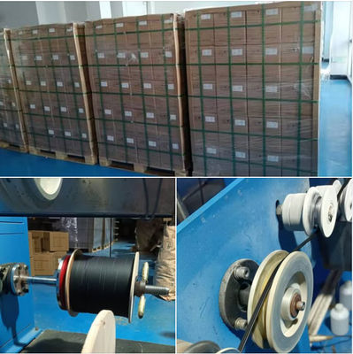 2 çekirdekli kapalı FTTH GJXH-2B6 Drop Kablo G657A2 LSZH PVC Ceket