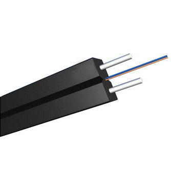 2 çekirdekli kapalı FTTH GJXH-2B6 Drop Kablo G657A2 LSZH PVC Ceket