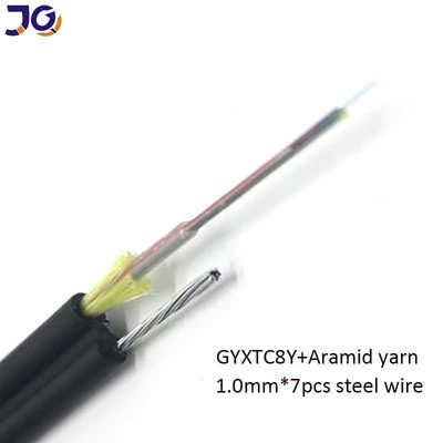 4 çekirdek 6 çekirdek 12 çekirdek çelik tel ile fiber optik kablo Mini Şekil 8 Kablo Gyxtc8y Gyxtc8a