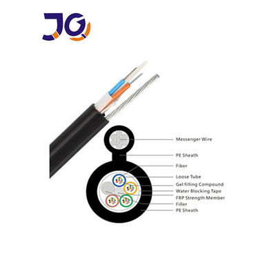 Tek Mod Şekil 8 Kendi kendine desteklenen Fiber Optik Kablo GYTC8S 24 48 96 Çekirdek