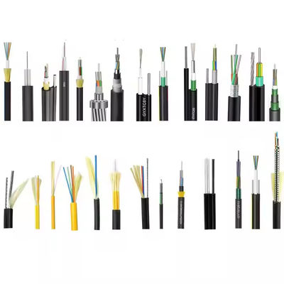 Şekil 8 Alüminyum bant / Çelik bantlı fiber optik kablo zırhlı tasarım ve zor hava koşulları için kendi kendine destekleyici