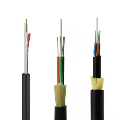 Çin Kablo Tedarikçisi ADSS Single Jacket 48 Core Single veya Multi Mode FRP 1.5mm 100m Span Length Fiber Optic Kablo