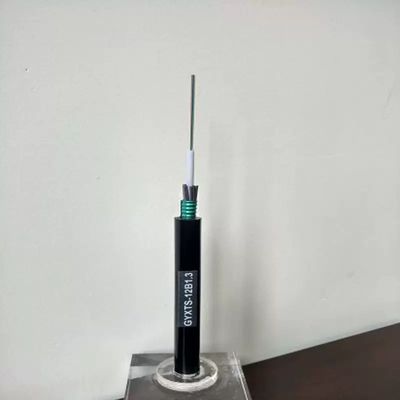 6 8 12 24 çekirdek fiber optik kablo kemirgen karşıt optik kablo (GYXTS)