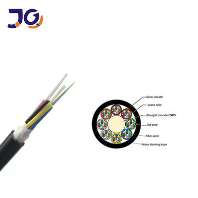 Metal olmayan Dış Fiber Optik Kablo GYFTY 144 Çekirdek Tek Mod G652D