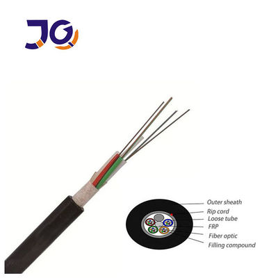 GYFTY Açık hava boruları fiber optik kablo tek mod 24 48 çekirdekli HDPE ceket