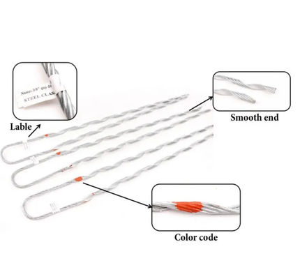 Preformed Tension Clamp Guy Strip ADSS Kablo Aksesuarları Dead End Guy Yakalama