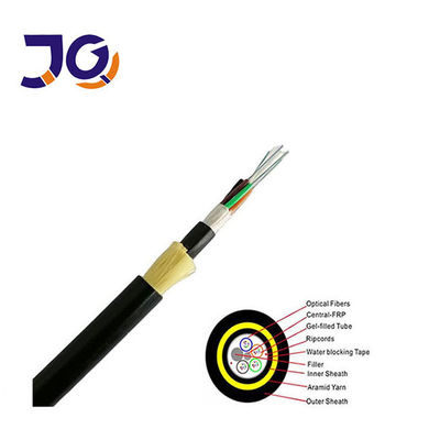 Fiber Optica 24 48 96 Hilos ADSS Span200m 48 96 144 Core Tek/Çifte Ceket ADSS ASU Fiber Optic Kablo