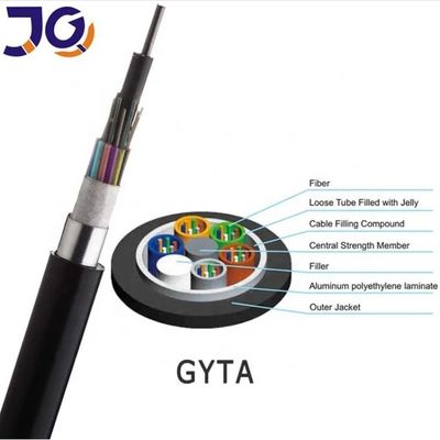 GYTA Zırhlı Optik Fiber Kablo 2-144 Çekirdekli Örgülü Gevşek Tüplü Havai/Duct