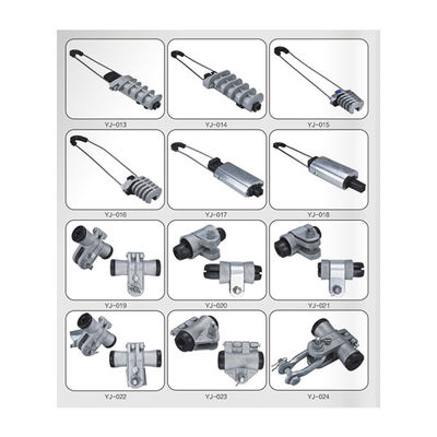 Önceden Şekillendirilmiş Guy Grip Alüminyum Alaşımlı Çelik 70KN 6-15mm Kablo İçin