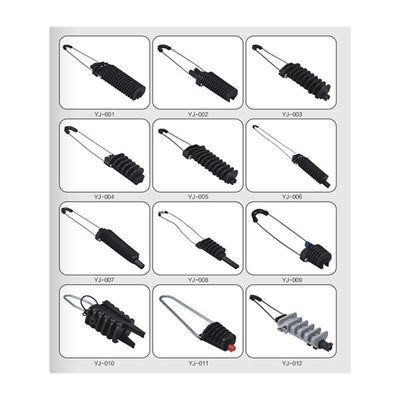 Önceden Şekillendirilmiş Guy Grip Alüminyum Alaşımlı Çelik 70KN 6-15mm Kablo İçin