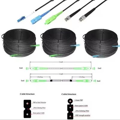 SC/APC'den SC/UPC Fiber Optic Patch Cord 3.0mm LSZH Jumper Kablosu 1m 2m 3m Yüksek Hızlı Bağlantı