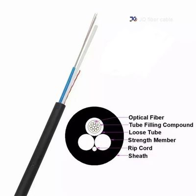 ASU Mini ADSS Fiber Optik Kablo Dış Mekan Havai Ünitü Tasarımı Kendinden Destekli Uzun Mesafeli Kurulum