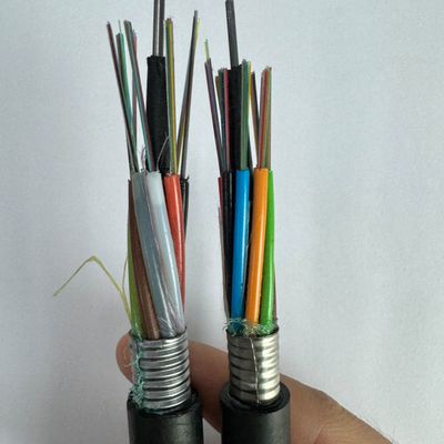 GYTA Zırhlı Fiber Optik Kablo 2 144 Çekirdekli Örgülü Gevşek Tüplü Doğrudan Gömme Kanal