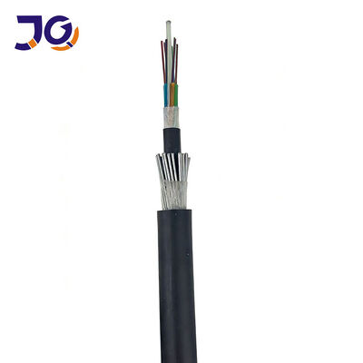 Kemirgenlere karşı yeraltı fiber optik kablosu tek modlu G652D 48 çekirdekli fiber optik kablosu GYTA33 GYFTY33