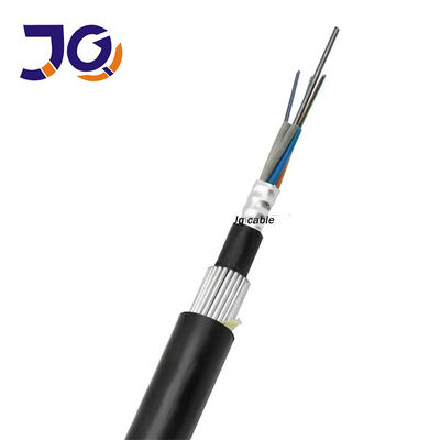 Kemirgenlere karşı yeraltı fiber optik kablosu tek modlu G652D 48 çekirdekli fiber optik kablosu GYTA33 GYFTY33