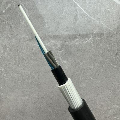GYFTY83 Kemirgenlere Karşı Zırhlı FRP Mukavemet Elemanlı 12 24 48 Çekirdek Fiber Optik Kablo
