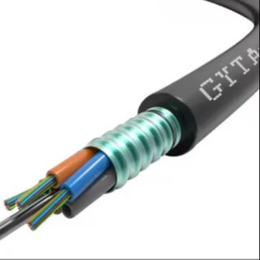 Dış GYTA Tek Modlu Fiber Optik Kablo G652D 12 24 Çekirdek Kanal Havalı Evrensel Fabrika Doğrudan Tedarik