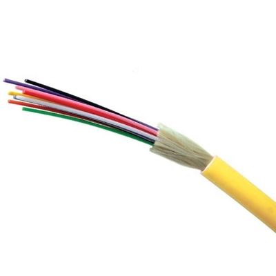 PVC Kılıf OD6.5mm Sıkı Tampon Fiber Optik Kablo