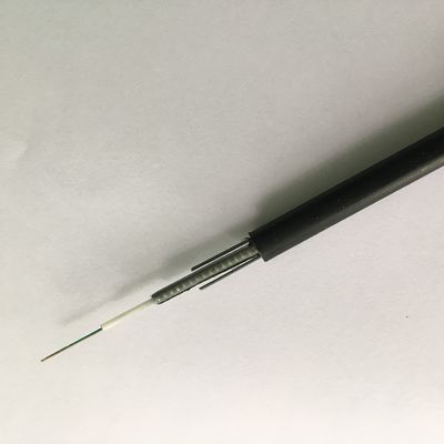 4 6 8 12 24 çekirdekler GYXTW Tek modlu dış mekan fiber optik kablo çelik bant zırhlı paralel çelik tel