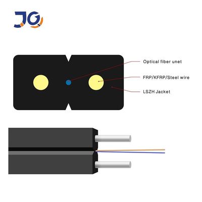 Tek Modlu LSZH GJXH FTTX FTTB FTTH Fiber Optik Bırak Kablo