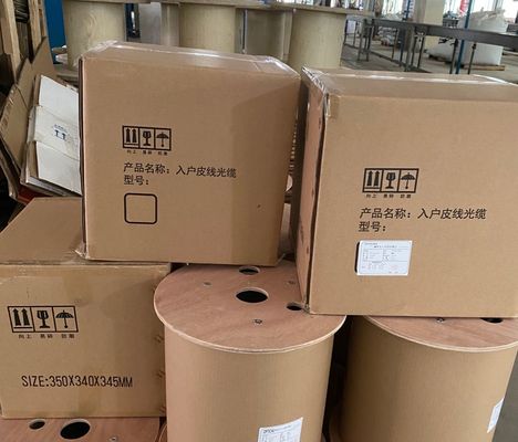 1.0mm Çelik Tel G657A G652D 1 2 4 Çekirdekli Bırak Kablo