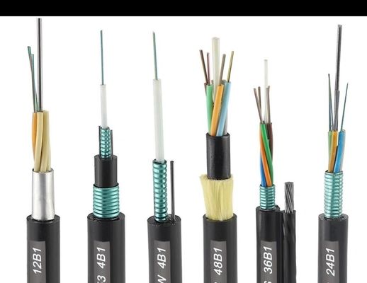 Tek Modlu 2-288 çekirdekli PE Kılıf Kanalı Fiber Optik Kablo