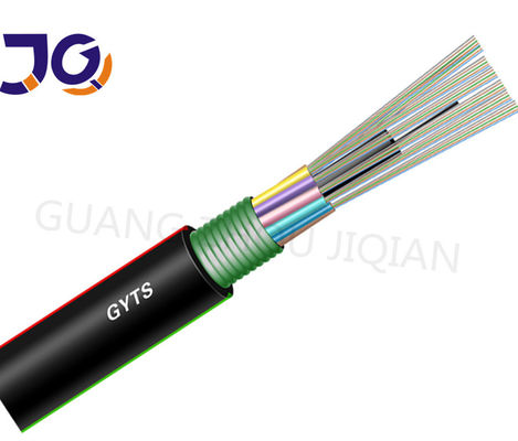 Siyah G652D 250μM Fiber Çelik Bant Zırhlı Kablo