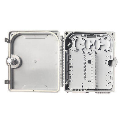 Açık FTTB 235 * 215 * 70mm 12 Çekirdekli Fiber Optik Dağıtım Kutusu