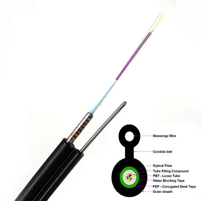 2.0 / 3.0mm Destekleyici Tel Şekil 8 GYXTC8S Fiber Optik Kablo