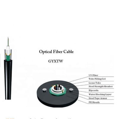 Açık G657A1 16 İletkenli Havadan Fiber Optik Kablo